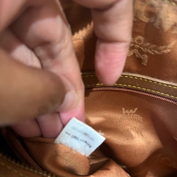 MCM SMALL COGNAC VISETOS HANDBAG - Picture 6 of 16